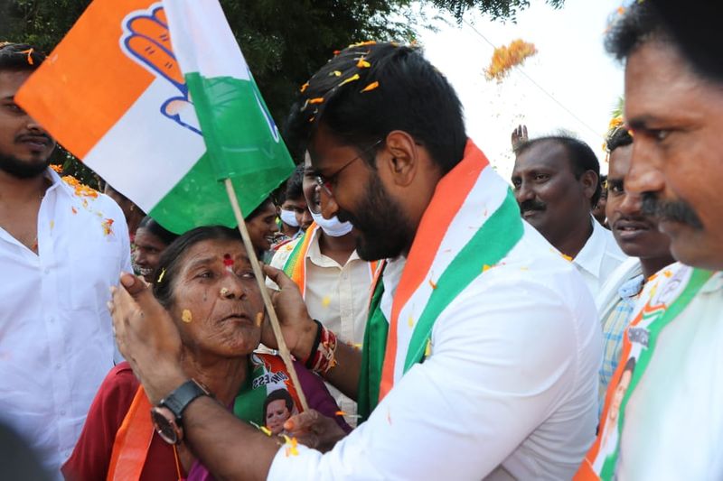 Huzurabad Bypoll: congress candidate balmoor venkat election campaign