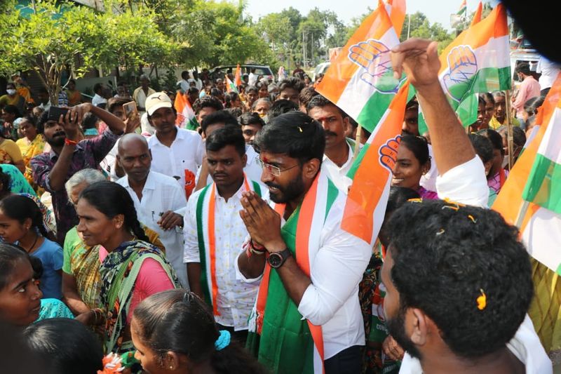 Huzurabad Bypoll: congress candidate balmoor venkat election campaign