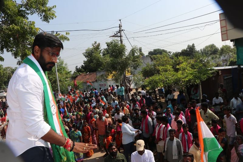 Huzurabad Bypoll: congress candidate balmoor venkat election campaign