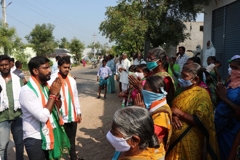 Huzurabad Bypoll: congress candidate balmoor venkat election campaign
