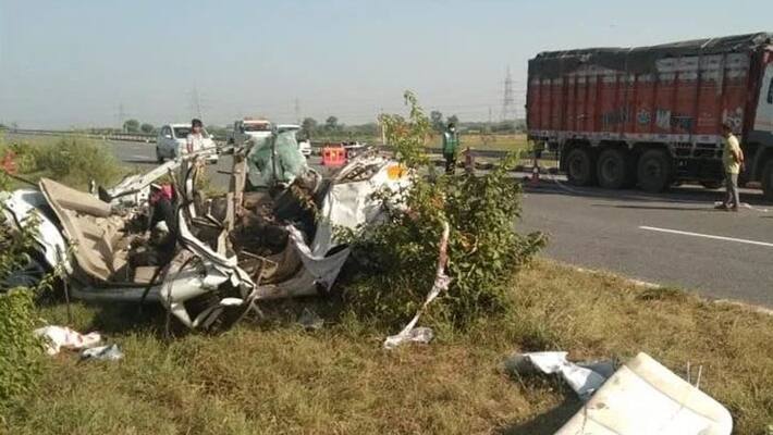 Eight of family killed in road accident Haryana mah Eight of family killed in road accident Haryana mah
