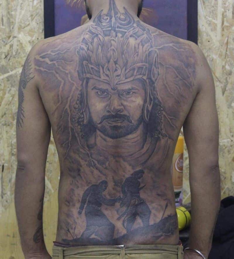 prabhas Anna Tattoo by a Fan  Prabhas Fans Official  Facebook