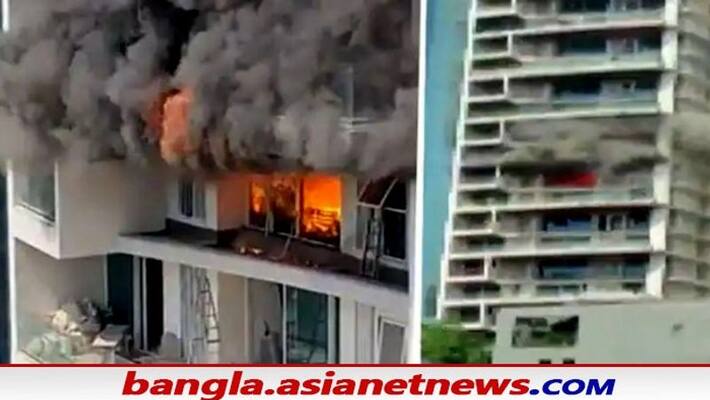 Fire On 19th Floor Of Luxury Residential Tower In Mumbai 1 Dead bmm Fire On 19th Floor Of Luxury Residential Tower In Mumbai 1 Dead bmm