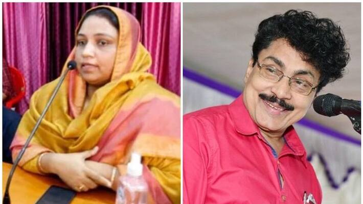 Former Muslim league woman leader applause PK Sasi Former Muslim league woman leader applause PK Sasi