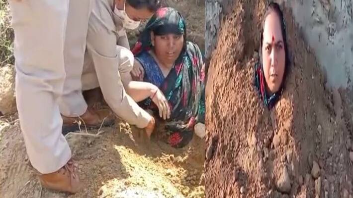 uttar pradesh,a woman took samadhi for not taking action against land mafia in agra uttar pradesh,a woman took samadhi for not taking action against land mafia in agra