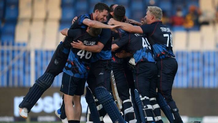 T20 World Cup 2021 Namibia enter super 12 group after beat Ireland by 8 wickets ckm T20 World Cup 2021 Namibia enter super 12 group after beat Ireland by 8 wickets ckm