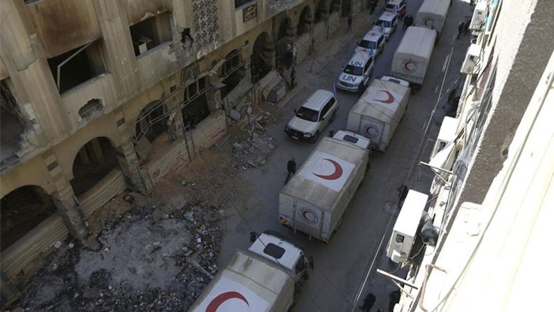 Syria War, viral pictures of US drone attack on Al Qaeda hideout