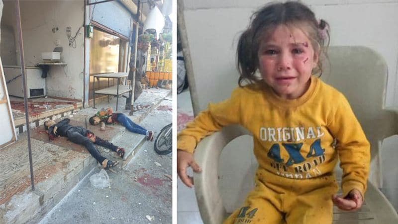 Syria War, viral pictures of US drone attack on Al Qaeda hideout