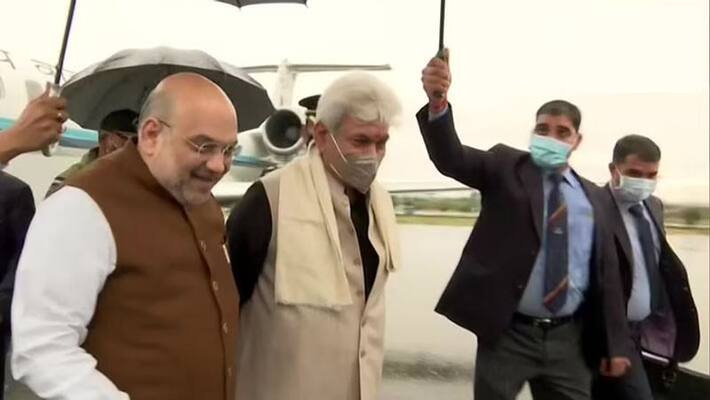 Amit Shah Jammu and kashmir Visit Snipers Drones Sharpshooters Deployed in srinagar heightened security Amit Shah Jammu and kashmir Visit Snipers Drones Sharpshooters Deployed in srinagar heightened security