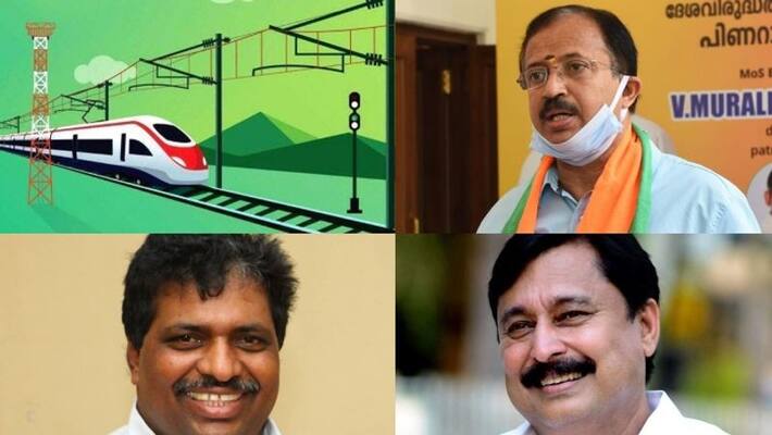 BJP and congress against K Rail project BJP and congress against K Rail project
