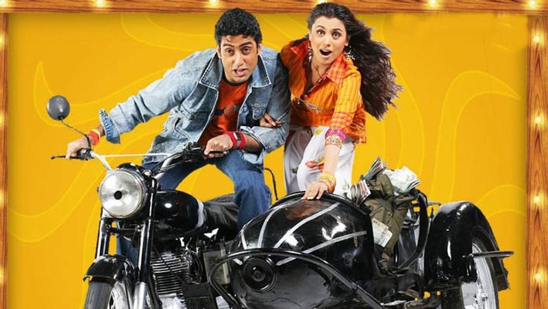 Rani Mukerji can be seen measuring Kareena Kapoor husband Saif Ali Khan waist in Bunty aur Babli 2 first look