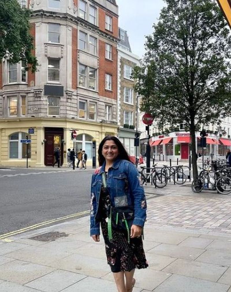 Actress Kushboo Sundar visit London and enjoying moments latest photos