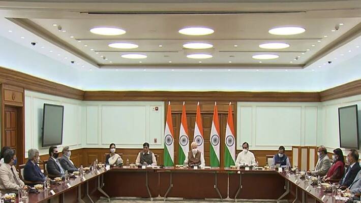 after billion dose milestone pm modi meets indian 7 covid 19 vaccine makers bsm after billion dose milestone pm modi meets indian 7 covid 19 vaccine makers bsm