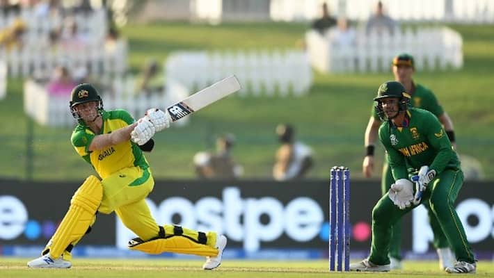 ICC T20 World Cup 2021 AUS vs SA Watch Aiden Markram Miracle catch out Steven Smith ICC T20 World Cup 2021 AUS vs SA Watch Aiden Markram Miracle catch out Steven Smith