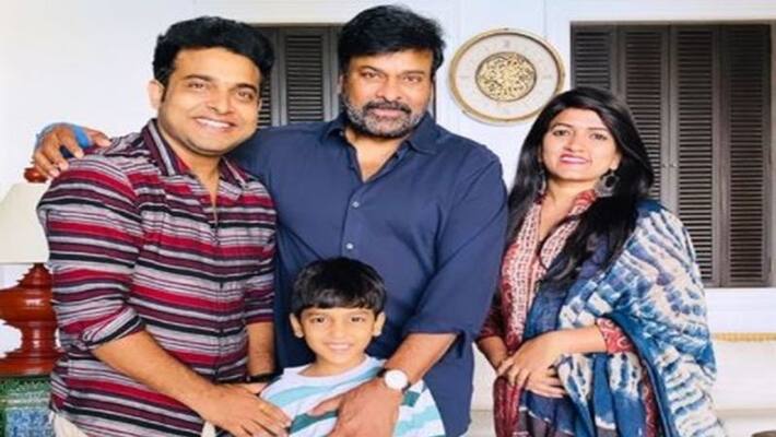 Getup Srinu family gets gifts from Megastar Chiranjeevi Getup Srinu family gets gifts from Megastar Chiranjeevi