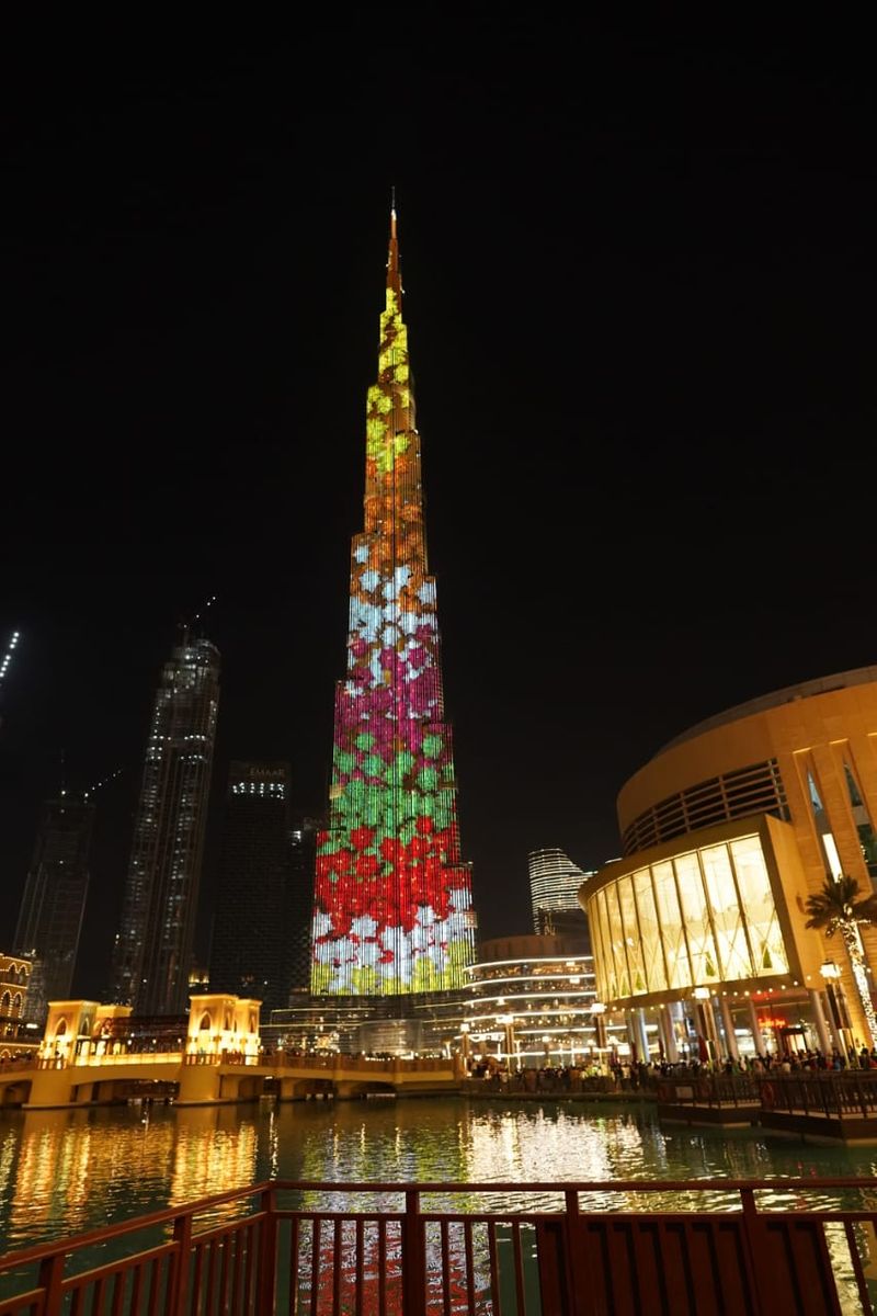 Telangana Bathukamma screened on Burj Khalifa Building