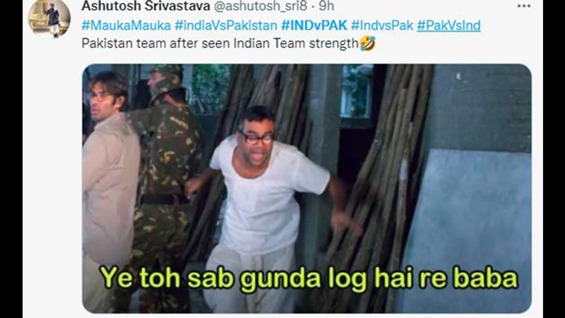 T20 World Cup cricket match between India and Pakistan in Dubai memes viral on Twitter