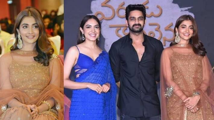 pooja hegde creat new trend heroines as guest in movie events pooja hegde creat new trend heroines as guest in movie events
