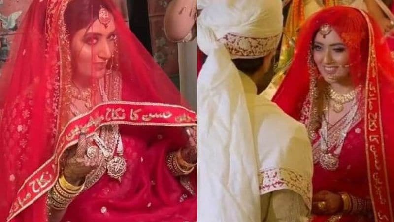 yeh hai mohabbatein actress shireen mirza and hasan sartaj got married, here is some inside wedding photos