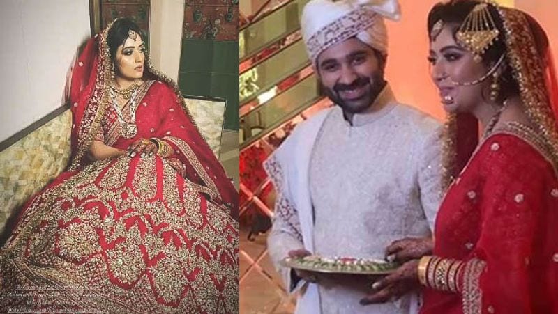 yeh hai mohabbatein actress shireen mirza and hasan sartaj got married, here is some inside wedding photos