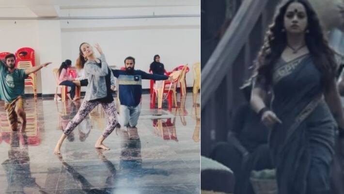 Artist Bhavana share her dance rehearsal video Artist Bhavana share her dance rehearsal video