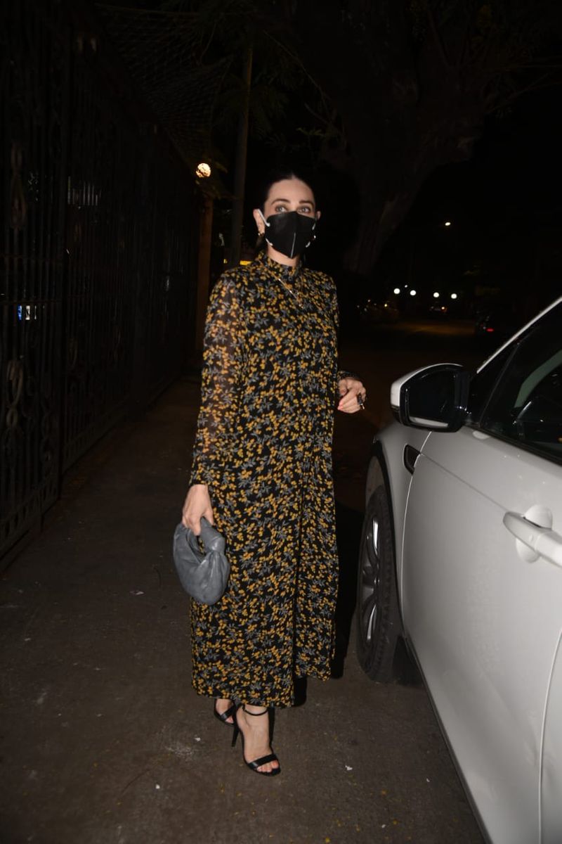PHOTOS Kareena Kapoor looks puffy as she reaches Malaika Arora's birthday party with sister Karisma