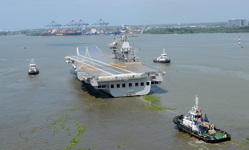 Aircraft carrier Vikrant sets out for second round of sea trials