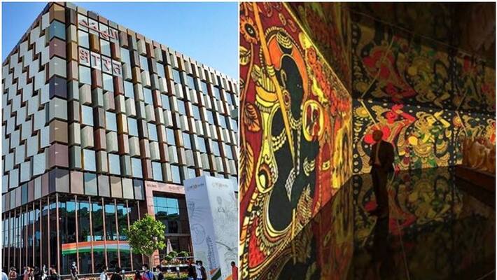 India Pavilion showcasing culture and technological development expo 2020 India Pavilion showcasing culture and technological development expo 2020