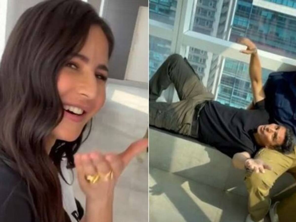WATCH: Katrina Kaif shares funny video of Akshay Kumar, Rohit Shetty during  Sooryavanshi promotions