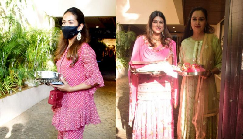 Karwa Chauth 2021: Mira Rajput, Padmini Kolhapure and others celebrate the festival at Anil Kapoor's house SCJ