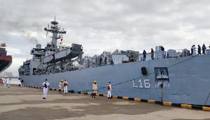 IAC Vikrant heads out for second sea trails form kochi kerala bsm