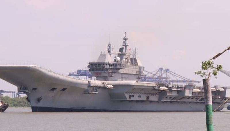 IAC Vikrant heads out for second sea trails form kochi kerala bsm