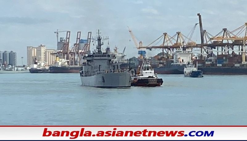 IAC Vikrant heads out for second sea trails form kochi kerala bsm