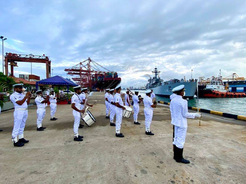 Ships of 1st Training Squadron are visiting Sri Lanka as part of Overseas Deploymen