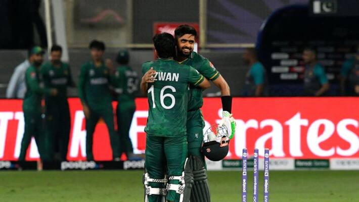 T20 World Cup 2021 IND vs PAK Pakistan cricket team create new history with 10 wicket win over India T20 World Cup 2021 IND vs PAK Pakistan cricket team create new history with 10 wicket win over India