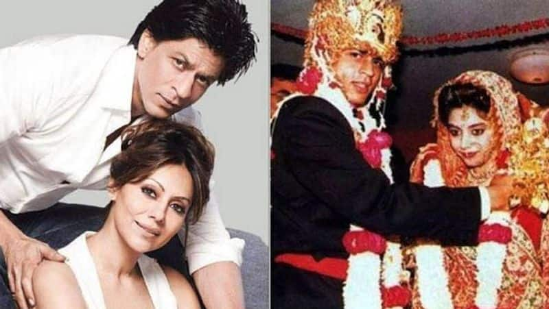 shahrukh khan gauri khan 30th marriage anniversary, know interesting story about couple first night