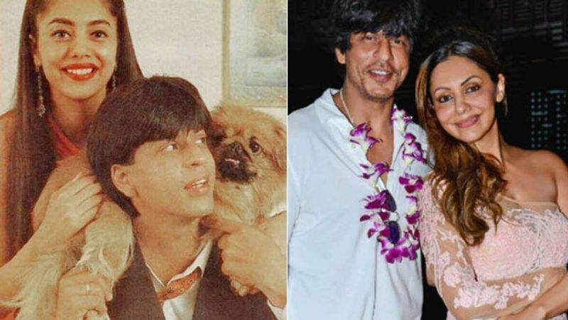 shahrukh khan gauri khan 30th marriage anniversary, know interesting story about couple first night