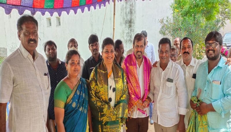 MLA Roja Attended his party Supporter family Function