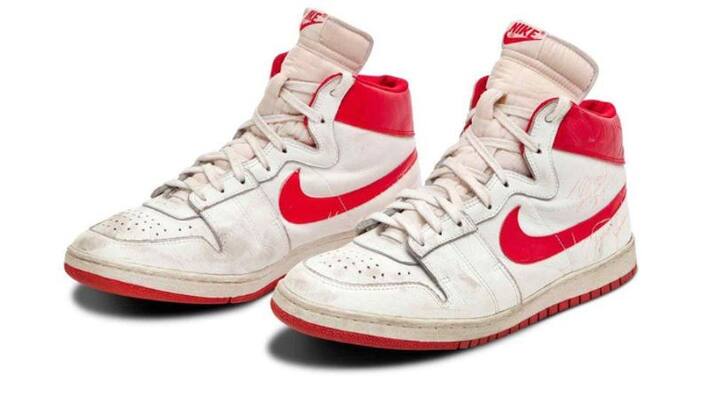 NBA Legend micheal jordan sneakers sell for record price NBA Legend micheal jordan sneakers sell for record price