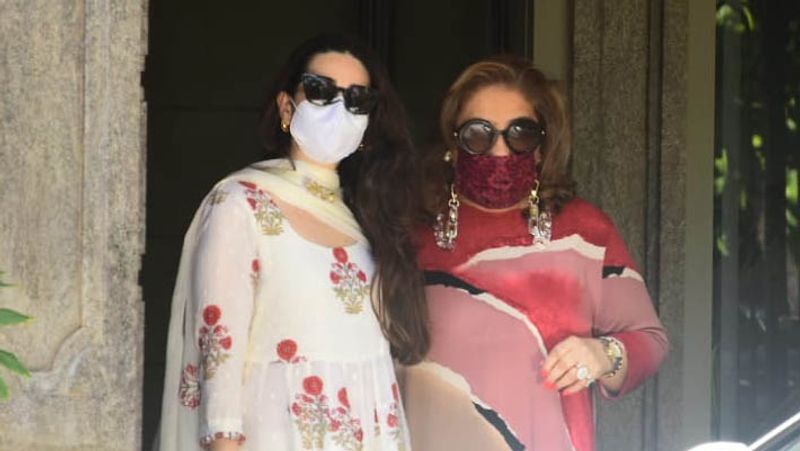 kareena kapoor spotted without makeup at father randhir kapoor house with son jeh ali khan