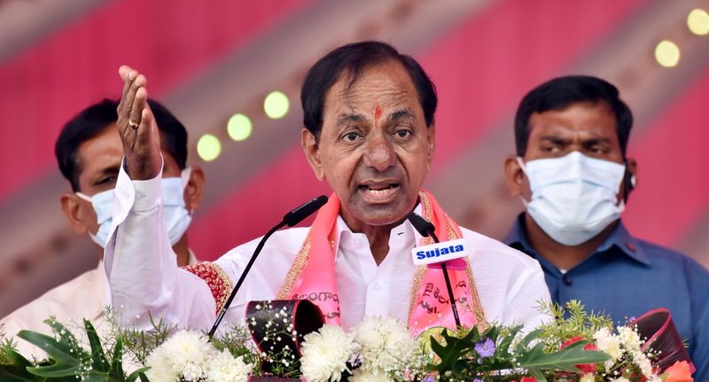 Hyderabad Hitex turns pink for TRS plenary