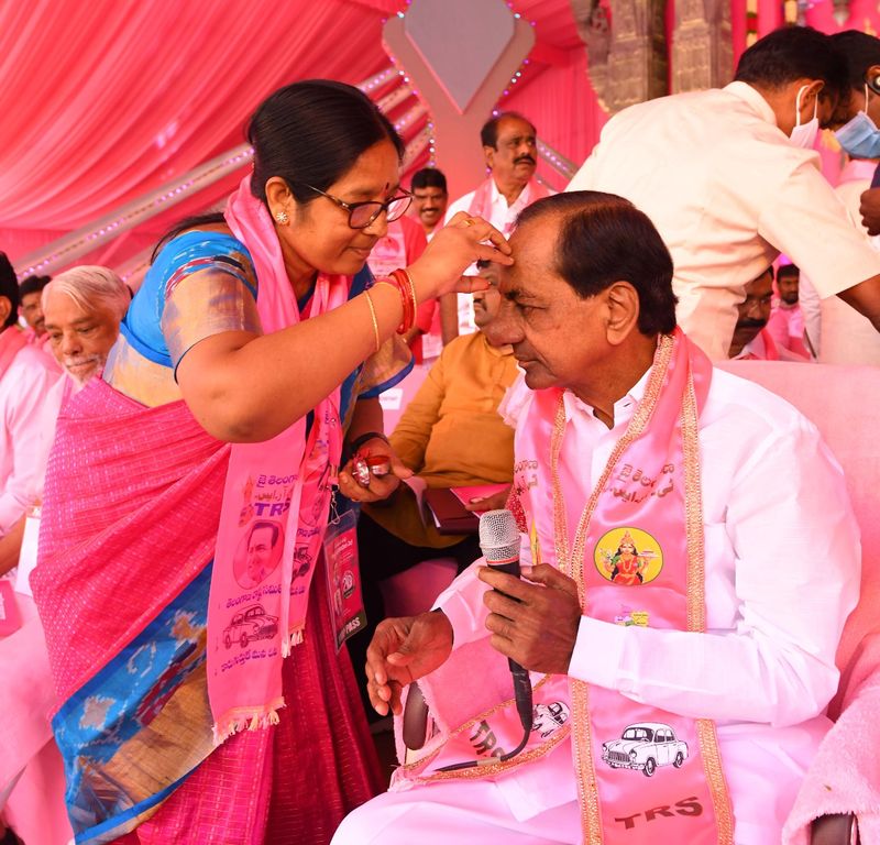 Hyderabad Hitex turns pink for TRS plenary