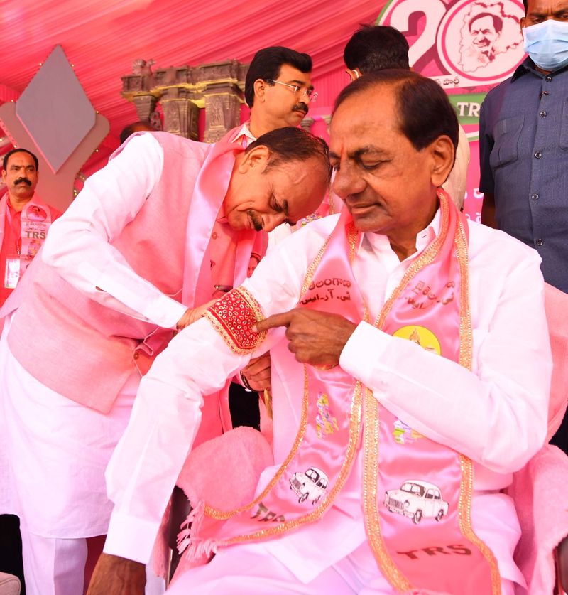 Hyderabad Hitex turns pink for TRS plenary