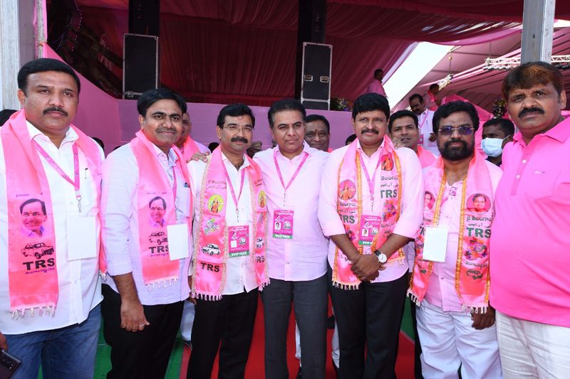 Hyderabad Hitex turns pink for TRS plenary