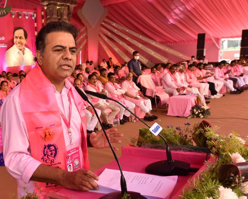 Hyderabad Hitex turns pink for TRS plenary