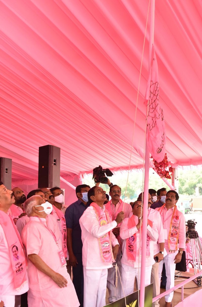 Hyderabad Hitex turns pink for TRS plenary