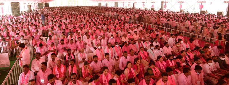 Hyderabad Hitex turns pink for TRS plenary