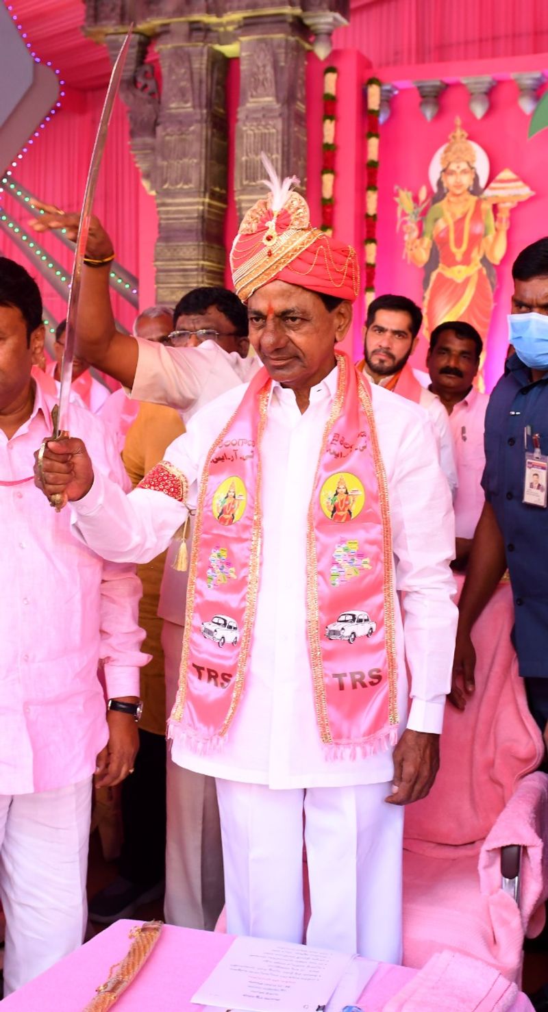 Hyderabad Hitex turns pink for TRS plenary