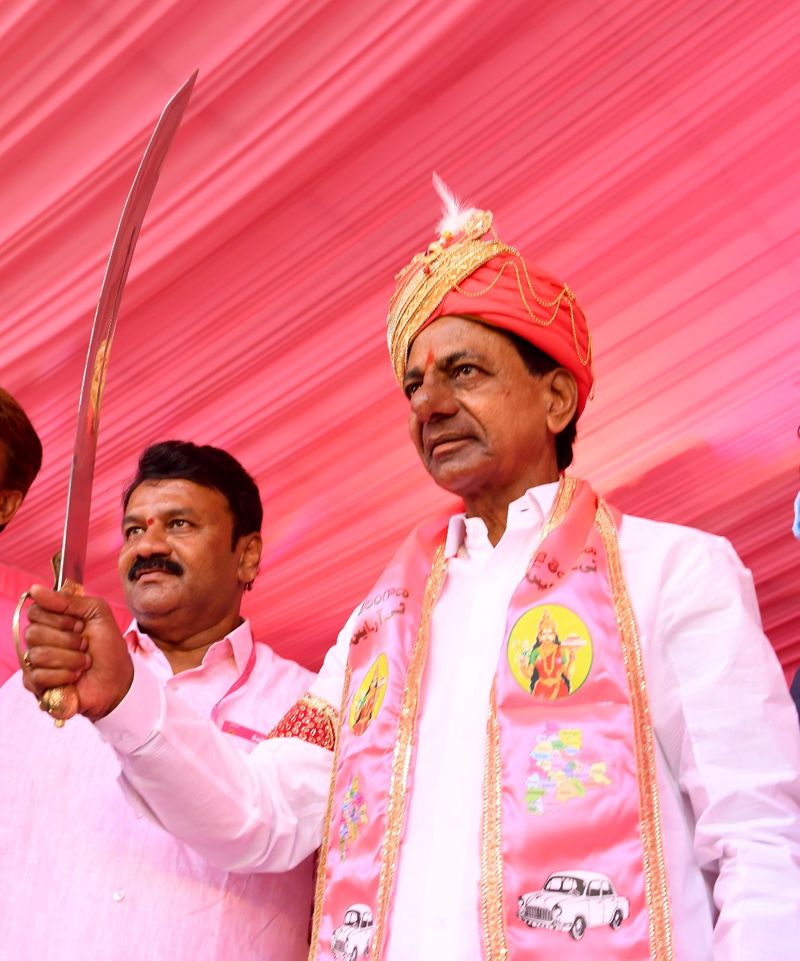 Hyderabad Hitex turns pink for TRS plenary