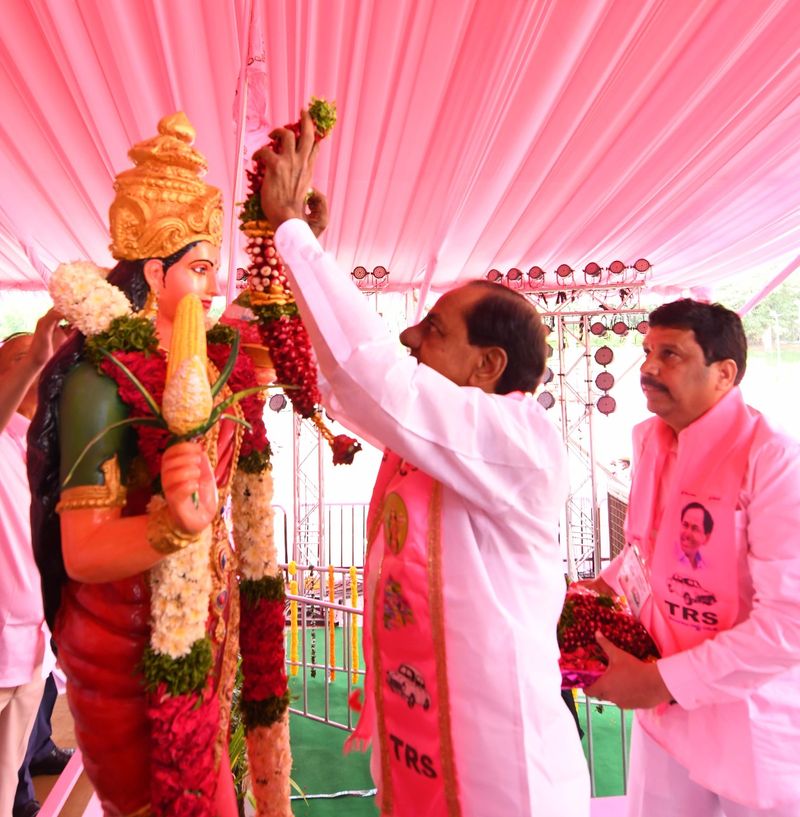 Hyderabad Hitex turns pink for TRS plenary